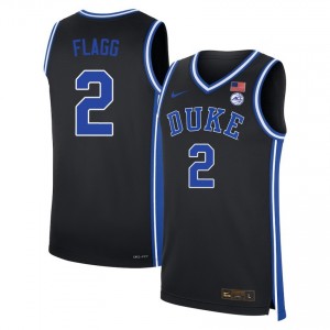 Men's Cooper Flagg Black Duke Blue Devils #2 College Basketball NCAA Jerseys 741524-916