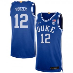 Mens Cameron Boozer Royal Duke Blue Devils #12 College Basketball Limited Jersey 252628-804