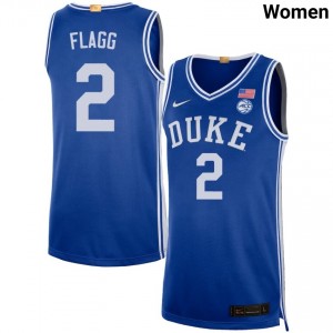 Womens Cooper Flagg Royal Duke Blue Devils #2 College Basketball 2025 Jersey 741509-879